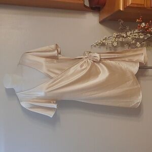 Dress Forum satin wrap dress